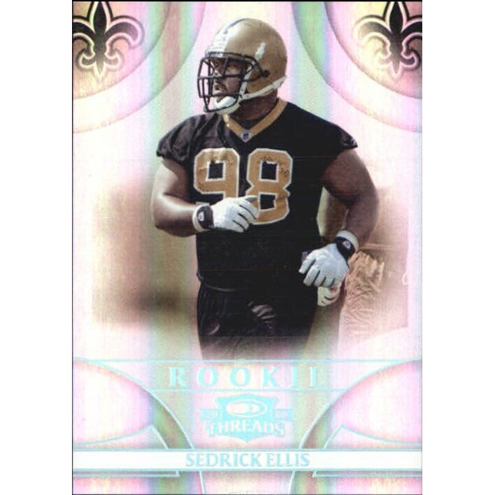 2008 Donruss Threads Silver Holofoil #231 Sedrick Ellis. rookie card picture