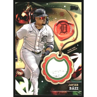 2024 Topps Holiday Relics #RCJB Javier Baez