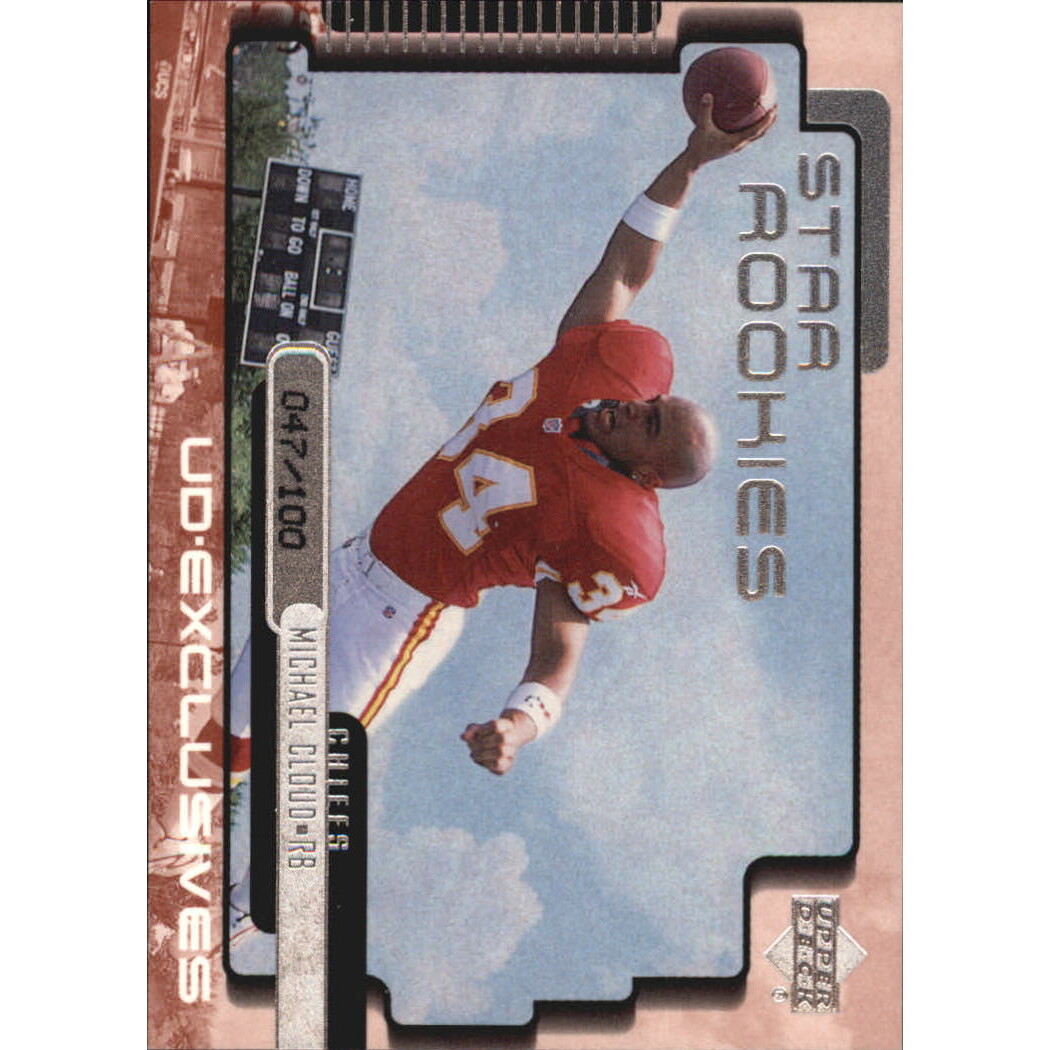 1999 Upper Deck Exclusives 100 #256 Mike Cloud 1999 Upper Deck Exclusives 100 #256 Mike Cloud