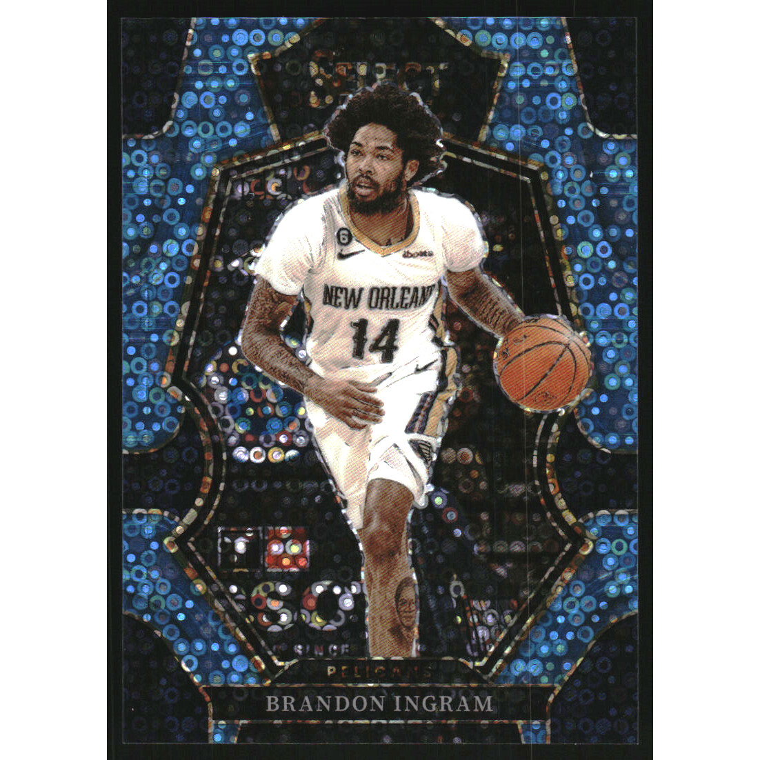 2022-23 Select Prizms Light Blue Disco #159 Brandon Ingram