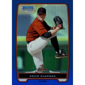 2012 Bowman Chrome Prospects Blue Refractors #BCP214 Kevin Chapman