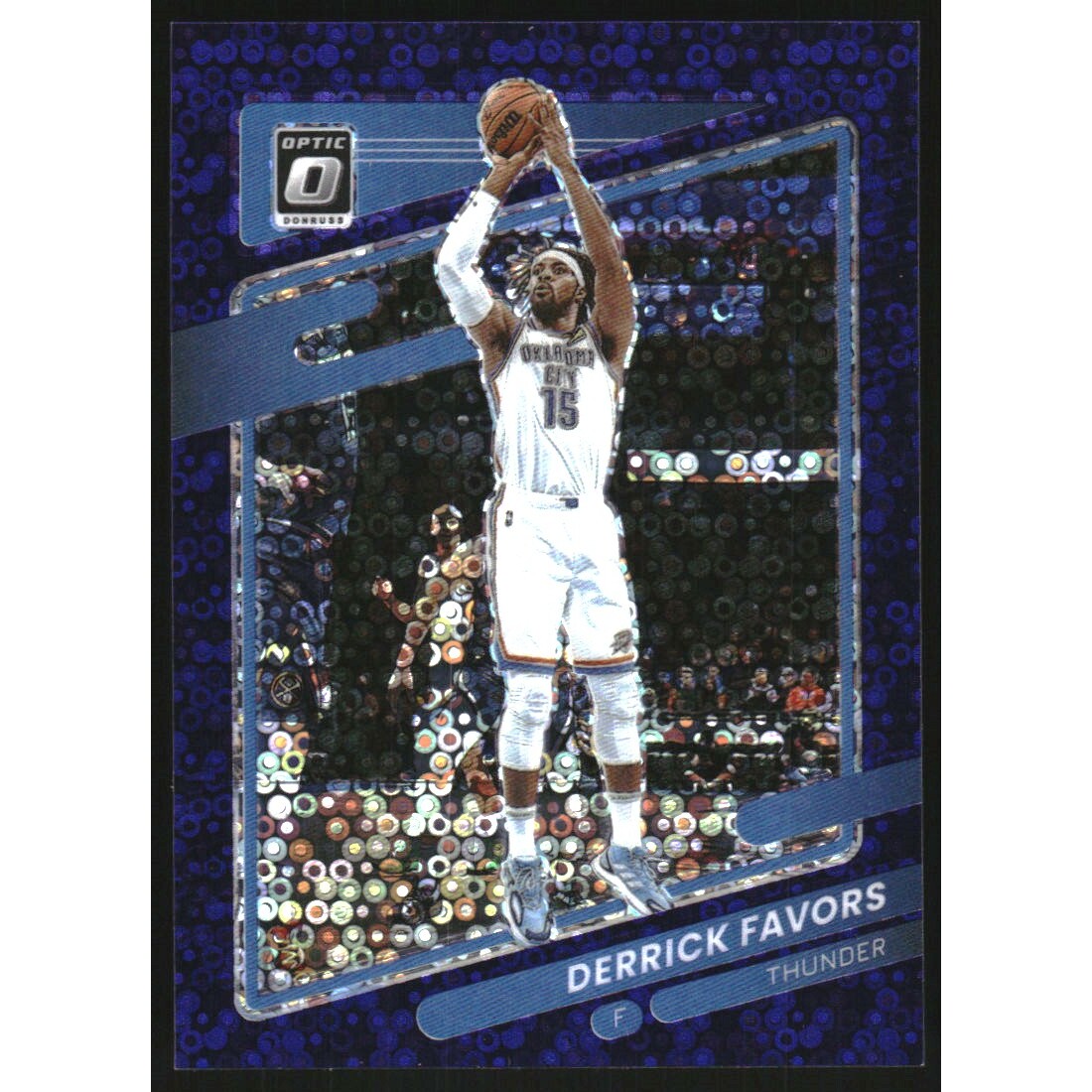 2021-22 Donruss Optic Fast Break Purple #33 Derrick Favors