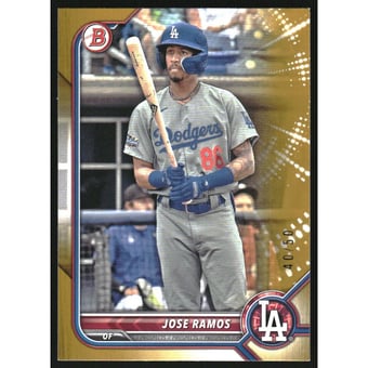 2022 Bowman Draft Gold #BD102 Jose Ramos
