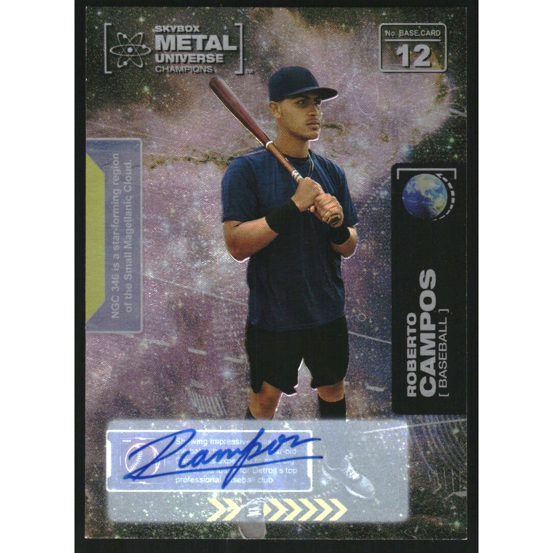 2021 Metal Universe Champions Autographs #12 Roberto Campos E