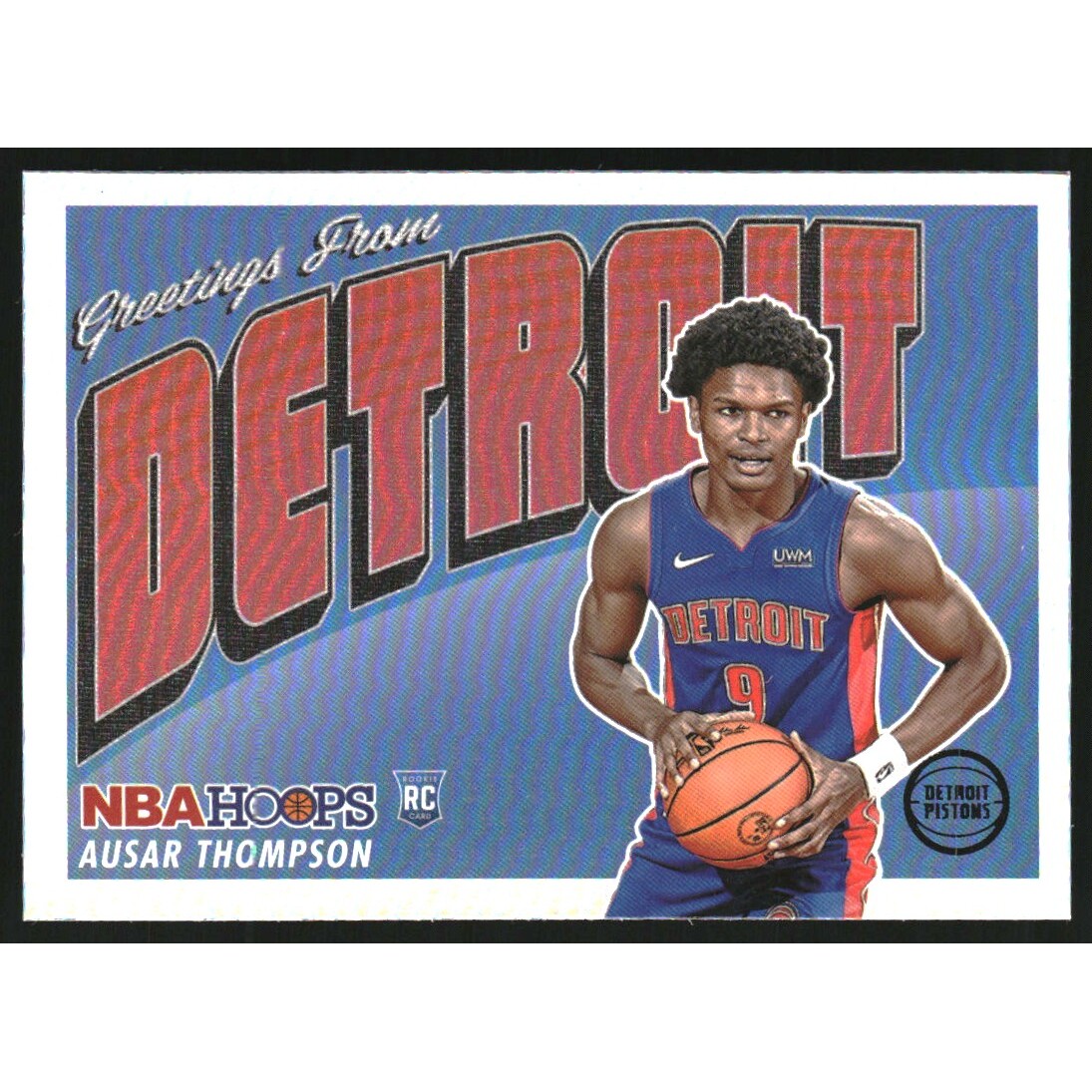 2023-24 Hoops Rookie Greetings Holo #13 Ausar Thompson
