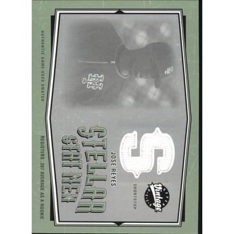 2004 Upper Deck Vintage Stellar Stat Men Jerseys #1 Jose Reyes
