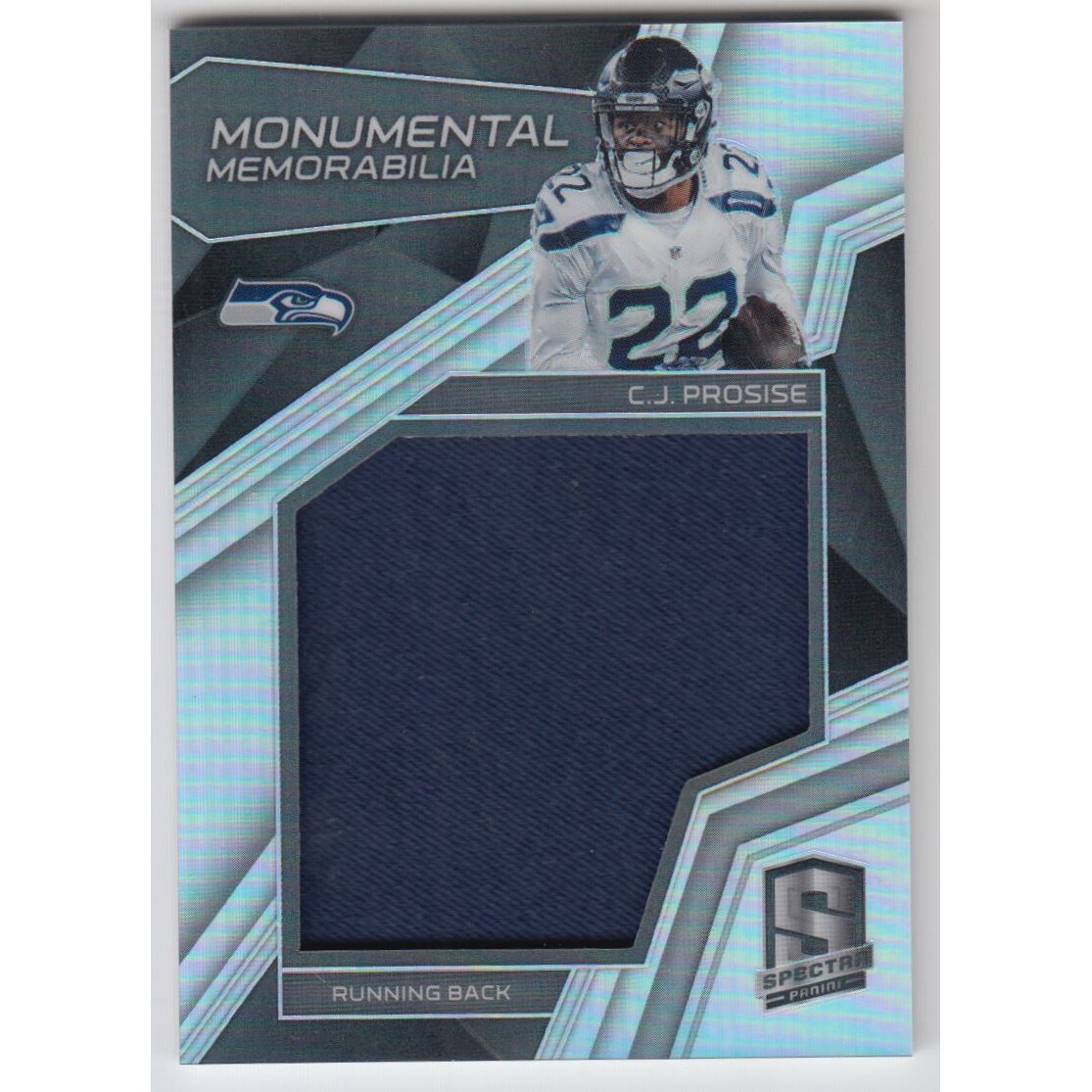 2017 Panini Spectra Monumental Memorabilia #32 C.J. Prosise
