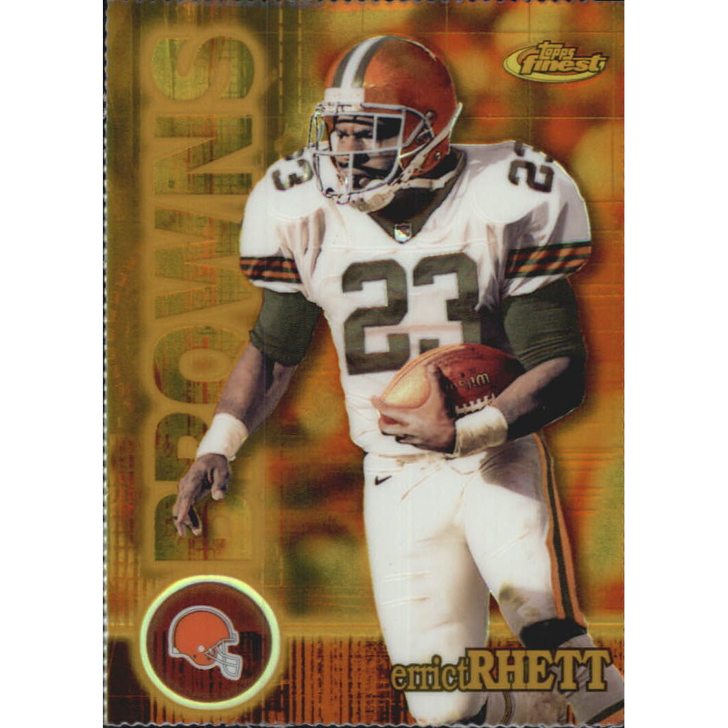 2000 Finest Gold/Refractors #107 Errict Rhett 2000 Finest Gold/Refractors #107 Errict Rhett