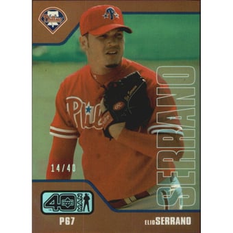 2002 Upper Deck 40-Man Electric Rainbow #902 Elio Serrano