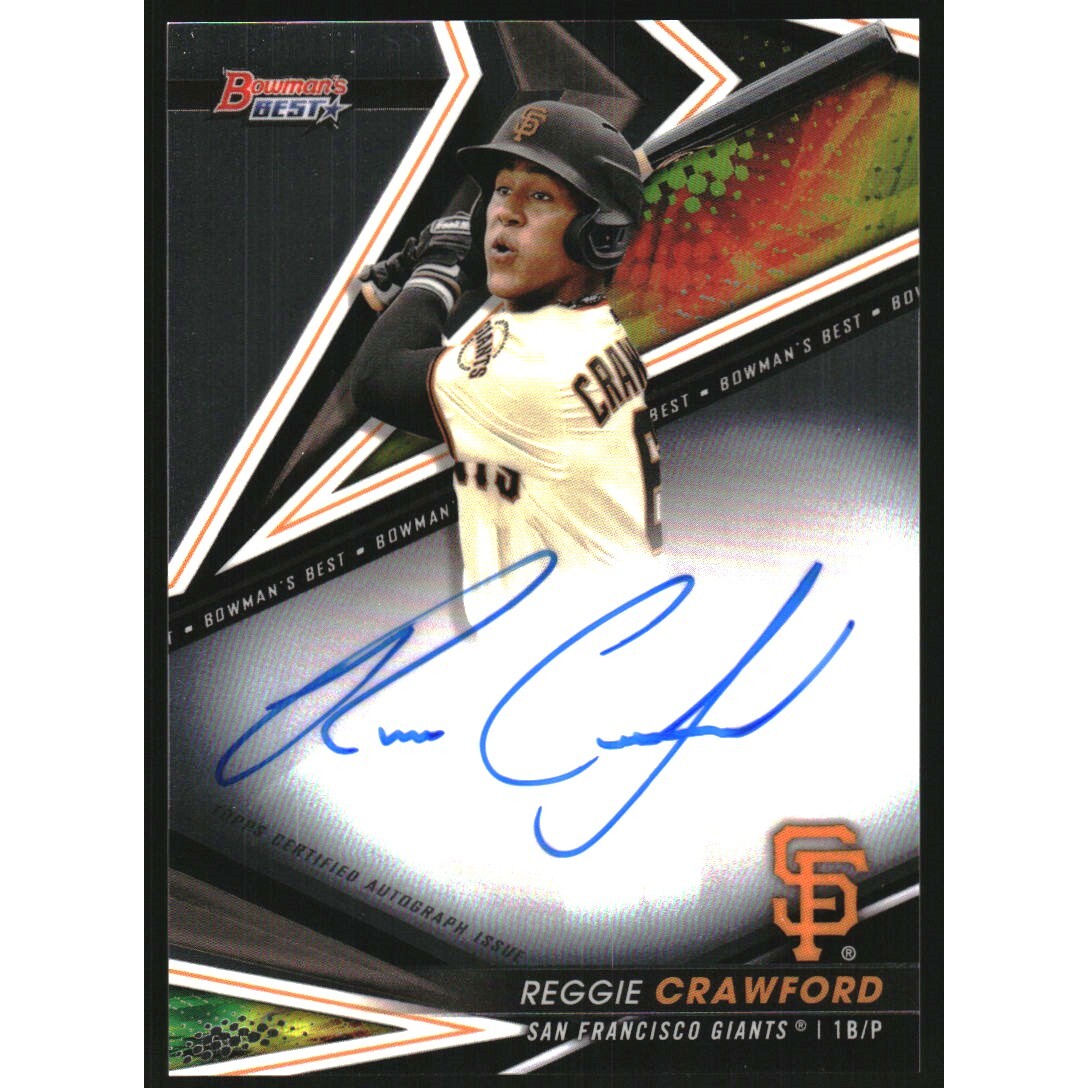 2022 Bowman's Best Best of '22 Autographs #B22RC Reggie Crawford