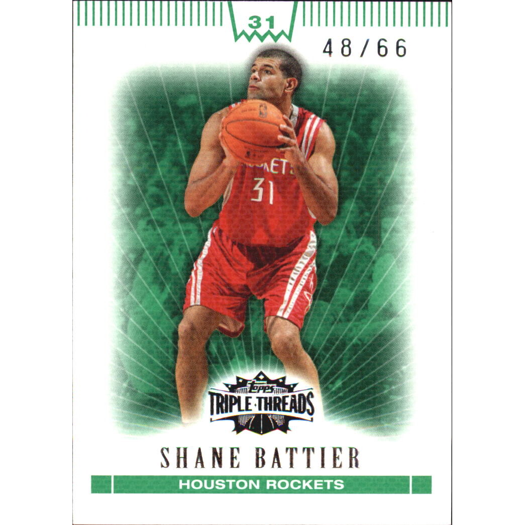 2007-08 Topps Triple Threads Emerald #56 Shane Battier 2007-08 Topps Triple Threads Emerald #56 Shane Battier