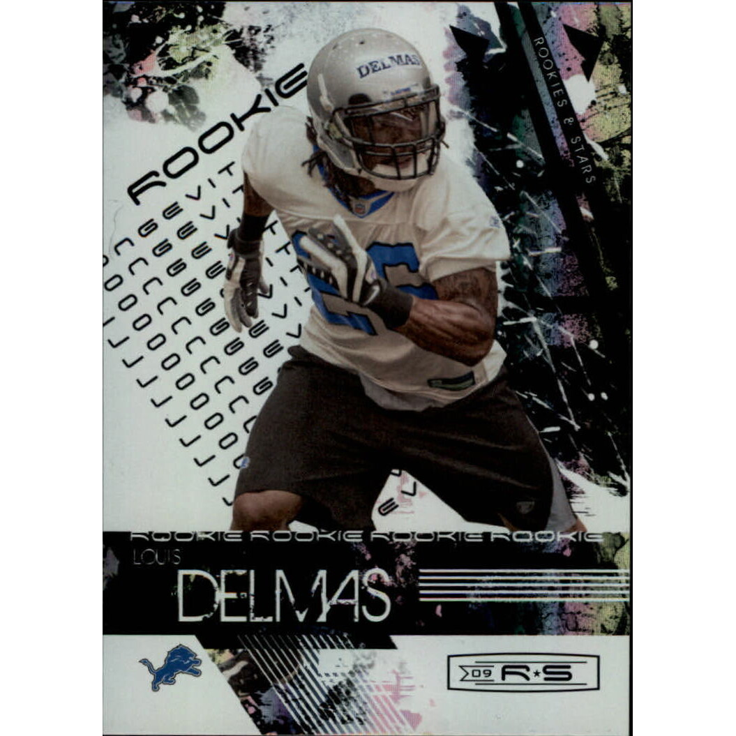 2009 Donruss Rookies and Stars Longevity Parallel Silver Holofoil #173 Louis Delmas. rookie card picture