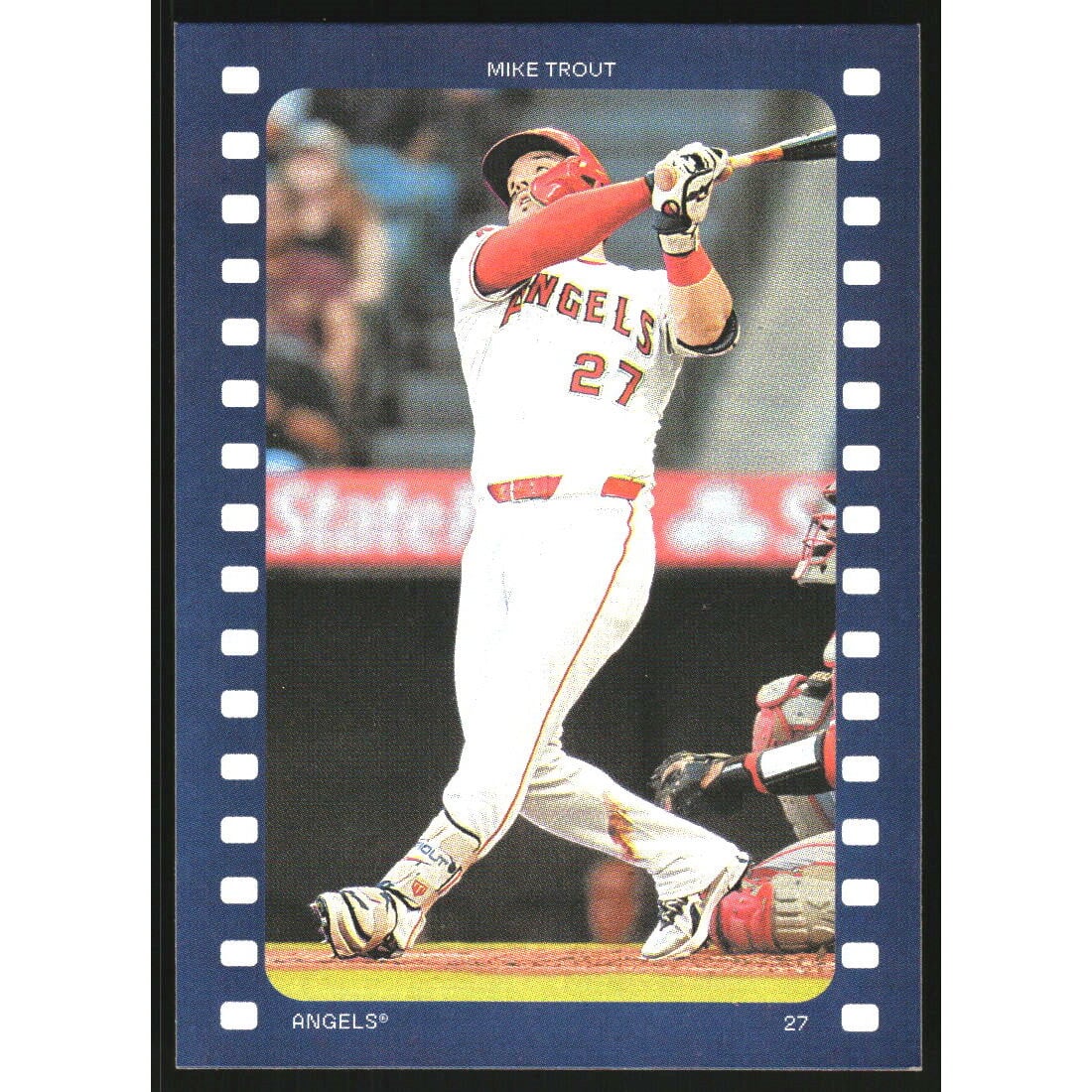 2026 Topps Heritage Ready and Action #RAMT Mike Trout