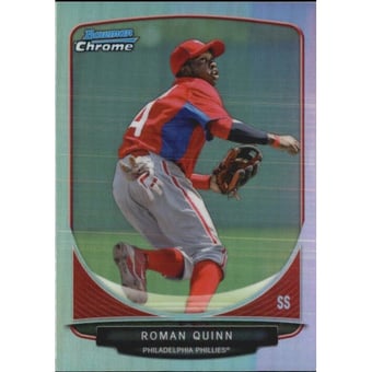 2013 Bowman Chrome Prospects Refractors #BCP95 Roman Quinn