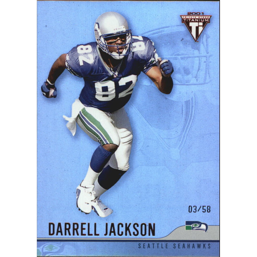 2001 Titanium Red #127 Darrell Jackson