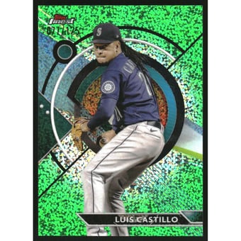 2023 Finest Green Speckle Refractors #64 Luis Castillo