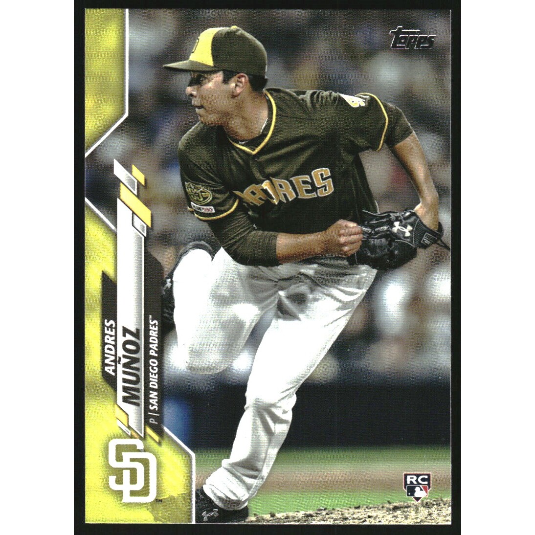 2020 Topps Walgreens Yellow #56 Andres Munoz. rookie card picture