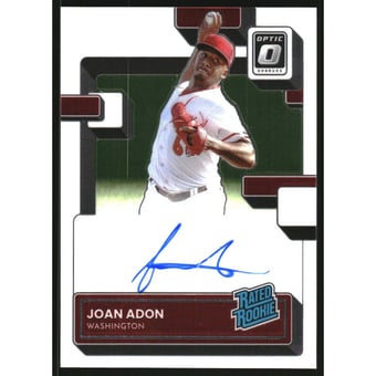 2022 Donruss Optic Rated Rookies Signatures #55 Joan Adon