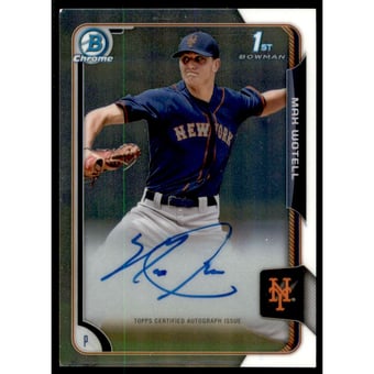 2015 Bowman Chrome Draft Draft Pick Autographs #BCAMWO Max Wotell