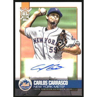 2021 Topps Big League Autographs #BLACC Carlos Carrasco