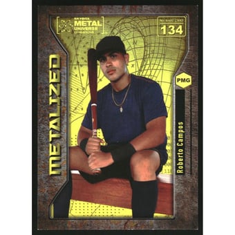 2021 Metal Universe Champions Precious Metal Gems Orange #134 Roberto Campos