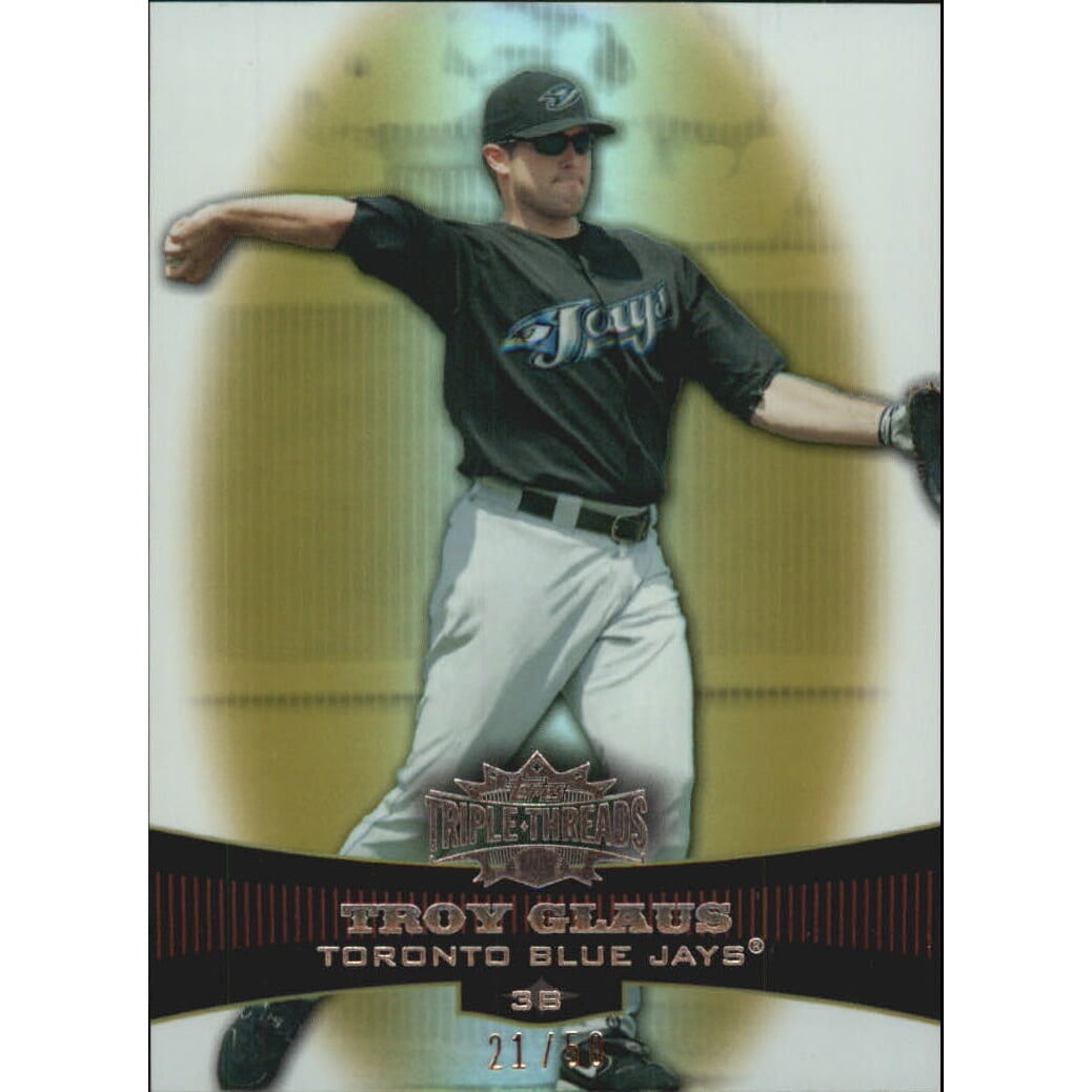 2006 Topps Triple Threads Gold #60 Troy Glaus. rookie card picture