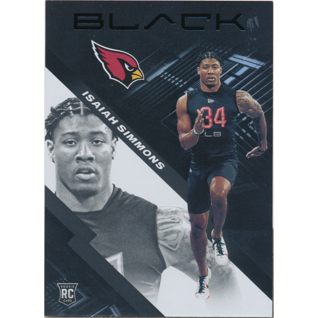 2020 Panini Black #156 Isaiah Simmons RC