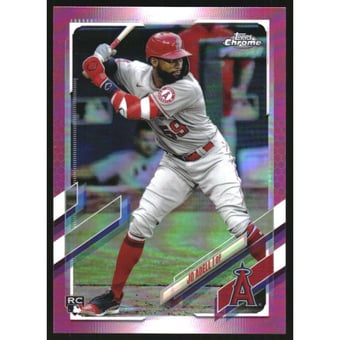 2021 Topps Chrome Magenta Refractors #142 Jo Adell