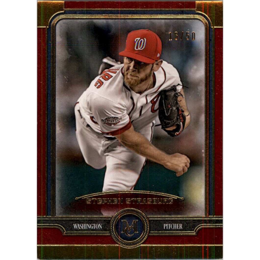 2019 Topps Museum Collection Ruby #97 Stephen Strasburg 2019 Topps Museum Collection Ruby #97 Stephen Strasburg