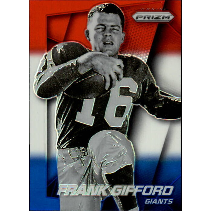 2014 Panini Prizm Prizms Red White and Blue #53 Frank Gifford