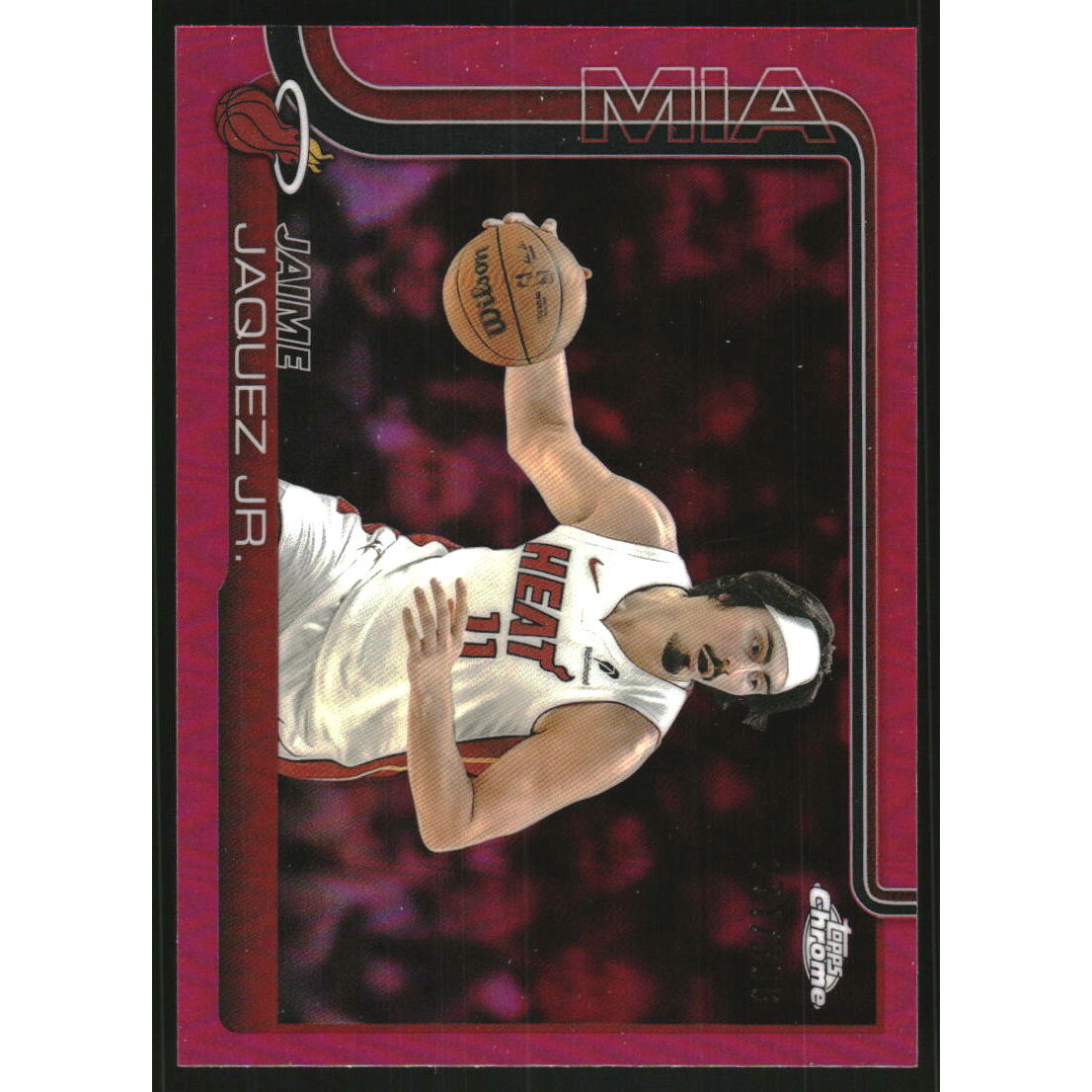 2025-26 Topps Chrome Magenta Refractors #161 Jaime Jaquez Jr.