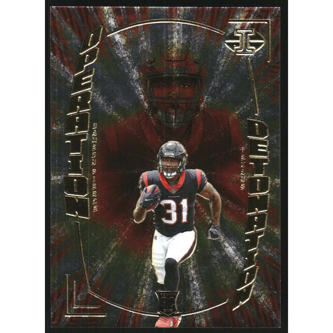 2022 Panini Illusions Operation Detonation #24 Dameon Pierce