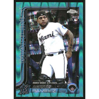 2025 Topps Chrome Update Teal RayWave Refractors #USC38 Agustin Ramirez