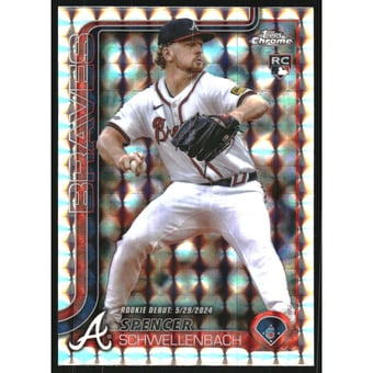 2025 Topps Chrome Update Geometric Refractors #USC132 Spencer Schwellenbach