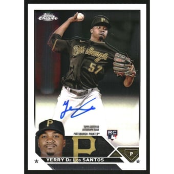 2023 Topps Chrome Update Rookie Autographs #RAYDS Yerry De Los Santos