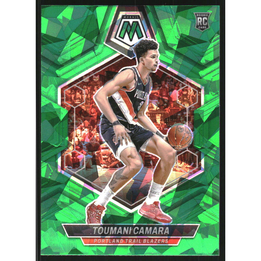 2023-24 Panini Mosaic Mosaic Green Ice #249 Toumani Camara