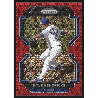 2022 Panini Prizm Prizms Red Donut Circles #177 Kyle Hendricks T2