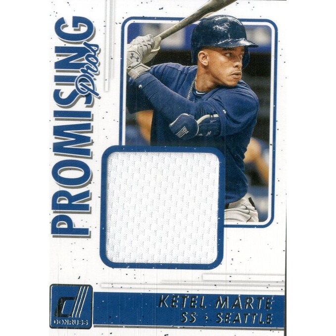 2017 Donruss Promising Pros Materials #PPMKM Ketel Marte