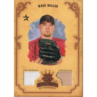 2004 Diamond Kings DK Materials Bronze #83 Wade Miller Bat-Jsy/50