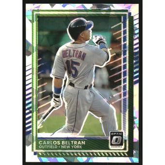 2025 Donruss Optic Cracked Ice #4 Carlos Beltran