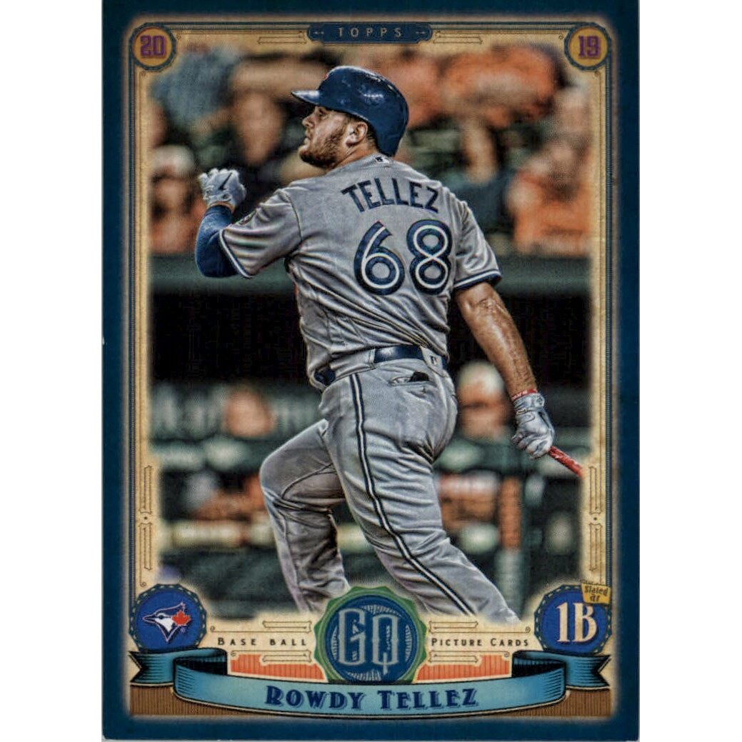 2019 Topps Gypsy Queen Indigo #276 Rowdy Tellez. rookie card picture