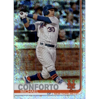 2019 Topps Factory Set Sparkle Foil #109 Michael Conforto