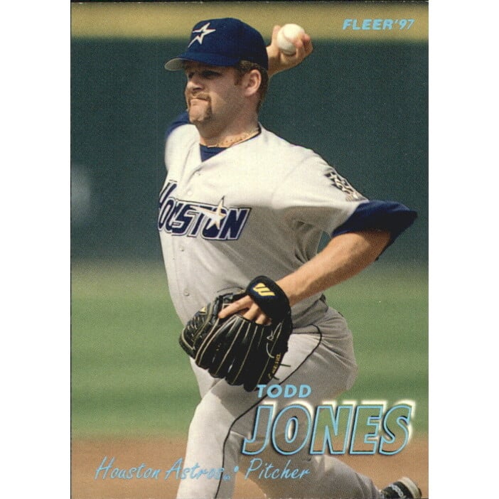 1997 Fleer Tiffany #348 Todd Jones. rookie card picture