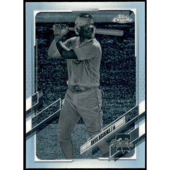 2021 Topps Chrome Negative Refractors #182 Rhys Hoskins