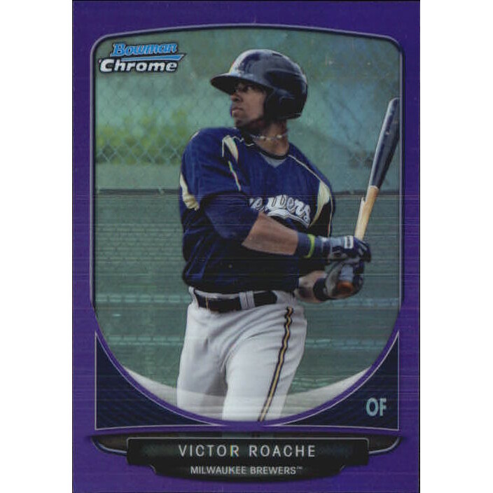 2013 Bowman Chrome Prospects Purple Refractors #BCP127 Victor Roache