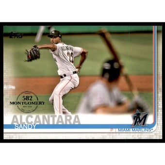 2019 Topps Factory Set 582 Montgomery #526 Sandy Alcantara