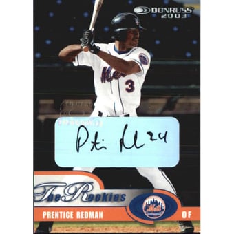 2003 Donruss Rookies Autographs #53 Prentice Redman/425