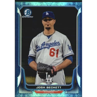 2014 Bowman Chrome Bubble Refractors #220 Josh Beckett