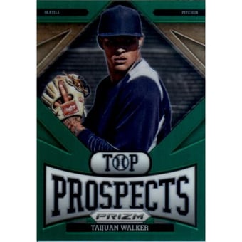 2013 Panini Prizm Top Prospects Prizms Green #10 Taijuan Walker