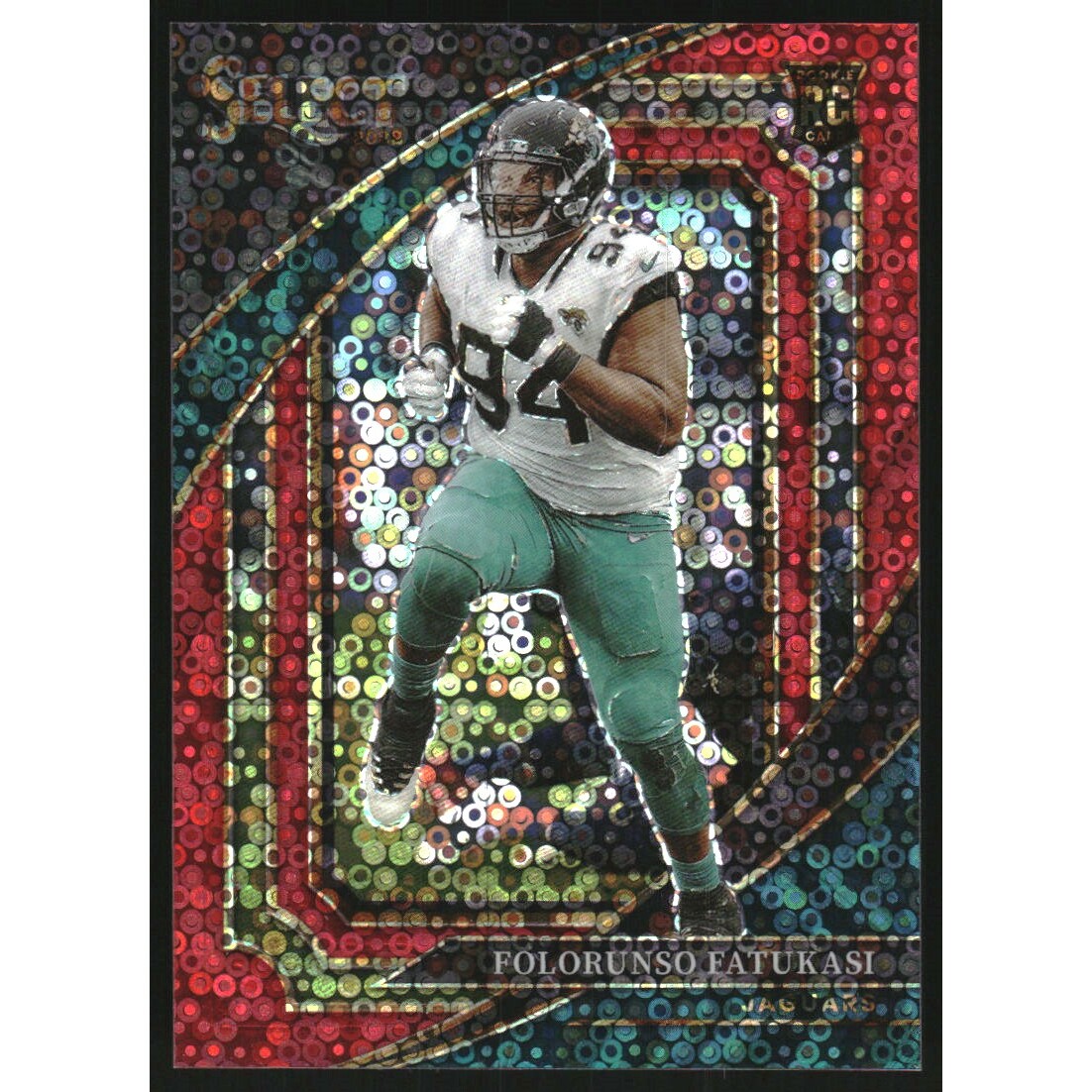 2022 Select Prizm Red Disco #399 Folorunso Fatukasi